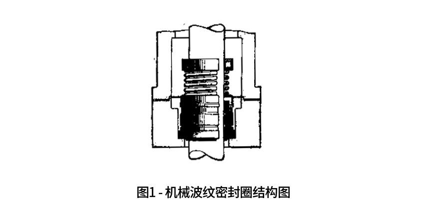 機(jī)械波紋密封圈結(jié)構(gòu)圖