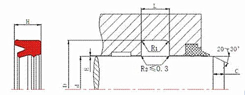 唇形密封圈,密封圈結(jié)構(gòu)